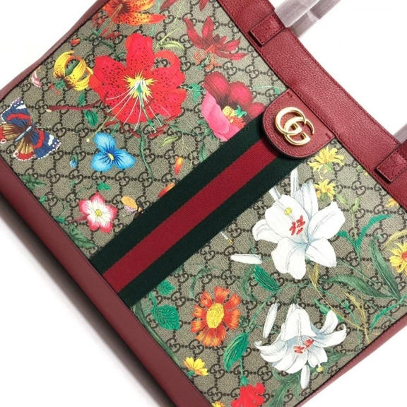 Hyper Peter Monogram Web Flora Tote Ophidia Supreme GUCCI Large GG 0717